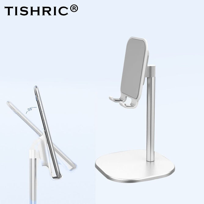 Adjustable Mobile Phone and Tablet Holder Desktop Mount Stand Universal Desk Stand for All Mobile