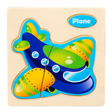 Wooden 3D Puzzle Jigsaw Animal Intelligence Children Educational Toy