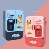 Pretend Playset Simulation Double Door Refrigerator Household Appliances Toys for Kids