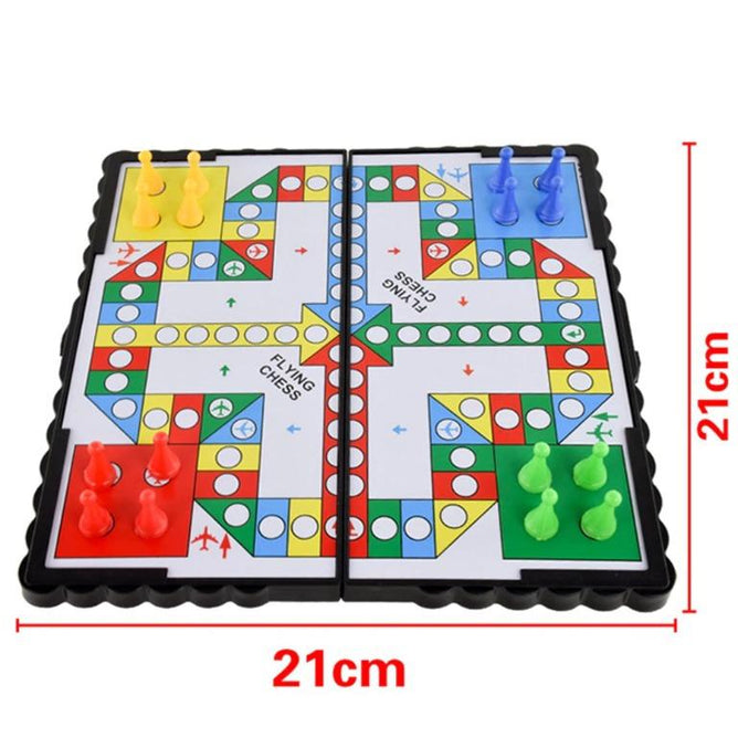 Flying Chess Folding Magnetic Chess Game Board Educational Game Toys for Kids
