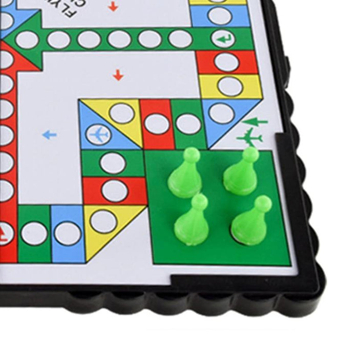 Flying Chess Folding Magnetic Chess Game Board Educational Game Toys for Kids