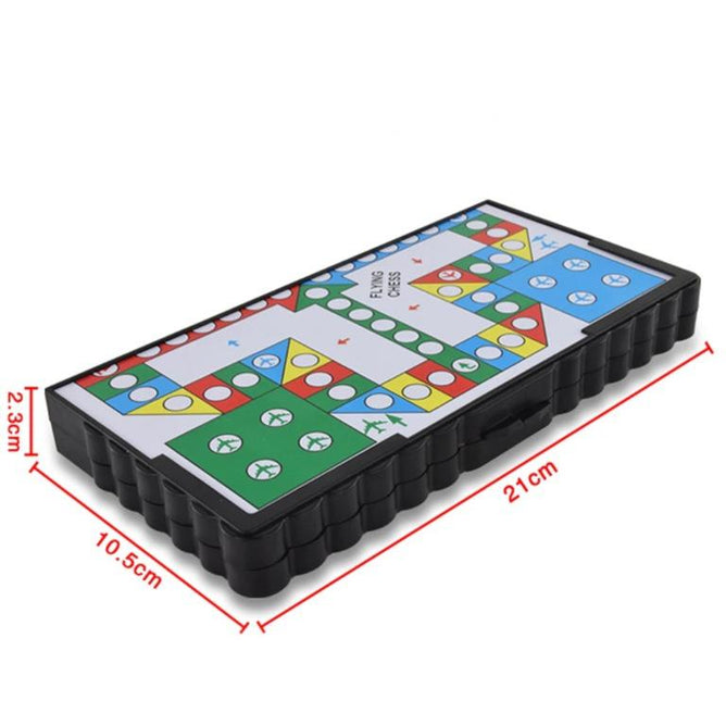 Flying Chess Folding Magnetic Chess Game Board Educational Game Toys for Kids