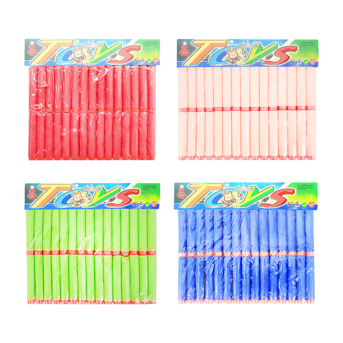 Bullet Refill Darts Premium Foam Bullets 30 Pack Compatible for Nerf Gun and Toy Guns