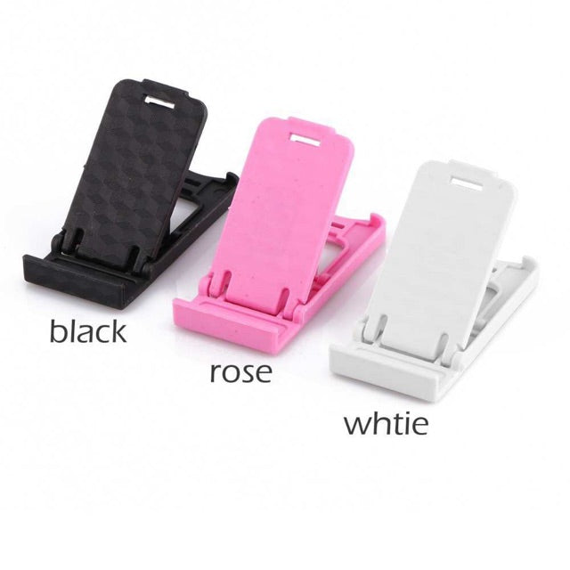 Mini Portable Mobile Phone Holder Foldable Desk Stand Holder, 4 Degrees Adjustable Universal for Mobile Phone