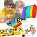 Push Pop it Silicone Bubble Sensory Fidget Toy  Good for Kids Autism Special Needs Stress Reliever Toy