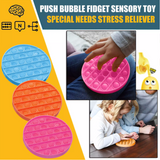 Push Pop it Silicone Bubble Sensory Fidget Toy  Good for Kids Autism Special Needs Stress Reliever Toy