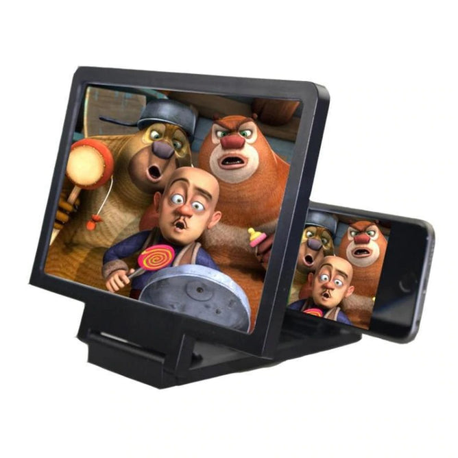 Mobile Phone Video Amplifier Enlarged Screen Magnifier, Portable Home Cinema