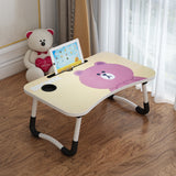 60CM Kids & Adults Foldable Study Working Table with Cup Holder