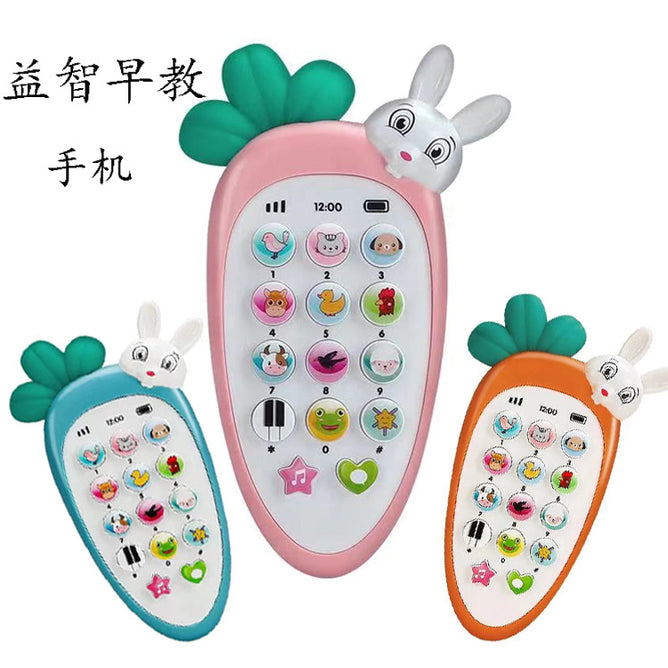 Baby Cellphone Toy Adorable Early Educational Phone with 14 Keys 5 Modes Learning Phone Toy