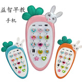 Baby Cellphone Toy Adorable Early Educational Phone with 14 Keys 5 Modes Learning Phone Toy