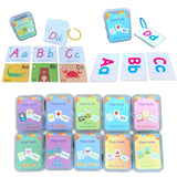 Baby YoYo Kids Feeling English Learning Word Card Pocket Flash Cards Preschool Educational Toys For Toddler