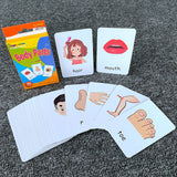 36 Flash Card Cognition Teaching Aids Learning Match English Cards for Children Educational toys