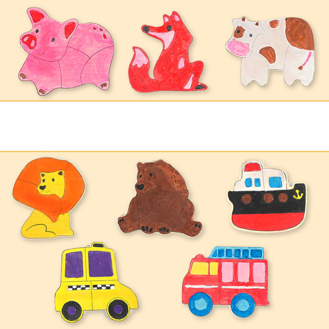 DIY Handmade 3D custom game educational Graffiti Wooden Toy DIY Color Graffiti Toys For Kids