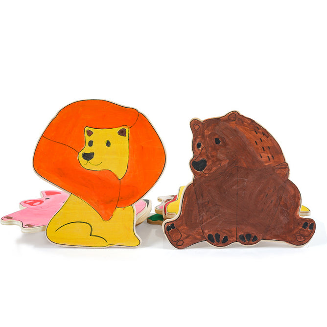 DIY Handmade 3D custom game educational Graffiti Wooden Toy DIY Color Graffiti Toys For Kids