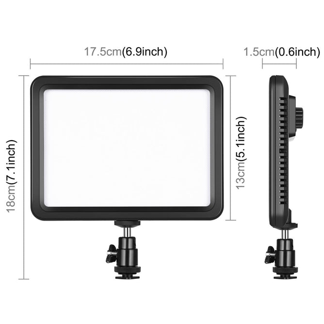 PULUZ PU4116 Studio Light Video Photo Light 116 LEDs 12W 3300-5600K Dimmable with Remote Control