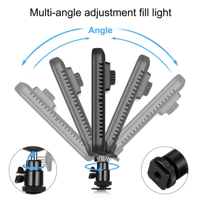 PULUZ PU4116 Studio Light Video Photo Light 116 LEDs 12W 3300-5600K Dimmable with Remote Control