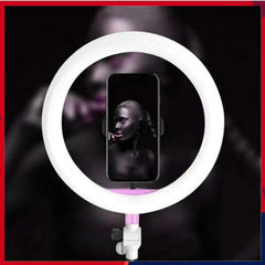 10/26cm LED Ring light Dimmable 3200K-5500K for Studio/Photography Selfie Ring Lamp with Three  color temperature light