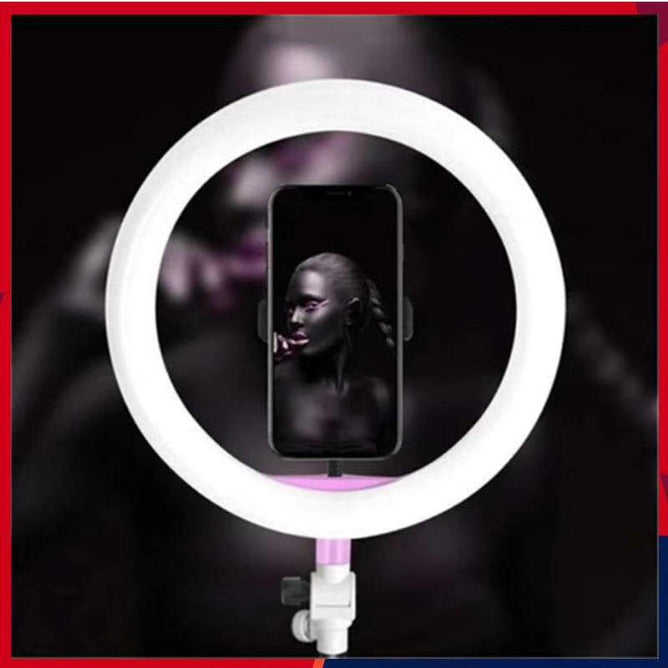 10/26cm LED Ring light Dimmable 3200K-5500K for Studio/Photography Selfie Ring Lamp with Three  color temperature light
