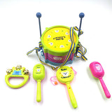 5pcs/set Musical Instrument Kids Music Toys Roll Drum Musical Instruments Toy for  Children (Random Color)