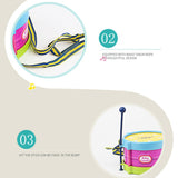 5pcs/set Musical Instrument Kids Music Toys Roll Drum Musical Instruments Toy for  Children (Random Color)
