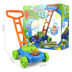 Big Size Hand Push Automatic Bubble Tank Car Baby Walk Outdoor Electric Machine With Music Kids Water Toy