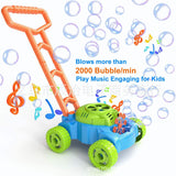 Big Size Hand Push Automatic Bubble Tank Car Baby Walk Outdoor Electric Machine With Music Kids Water Toy
