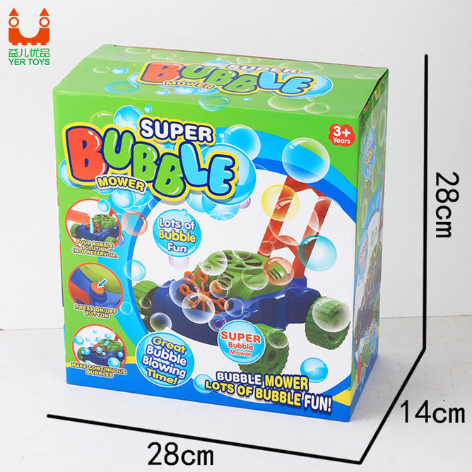 Big Size Hand Push Automatic Bubble Tank Car Baby Walk Outdoor Electric Machine With Music Kids Water Toy