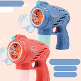 Leak-Proof Design Space Bubble Gun Toy Set electric bubble gun bubble machine for kids (Battery Operated)