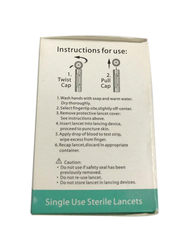 50Pcs 28g Lancet Universal Design Needles Soft Blood Glucose Medical Collecting Diabetes Testing