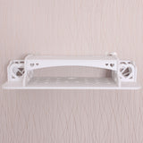Double Heart TV set-top box shelf wall hanging-free punching box wall-wired router storage wifi shelf