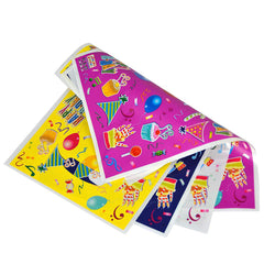 Happy Birthday Party Decoration Candy loot plastic bag for Children's Birthday Party Supplies