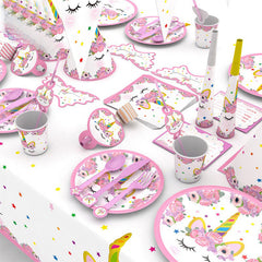 9 in 1 Custom Kids Theme Party Tableware Sets Disposable Wholesale Birthday Party Supplies