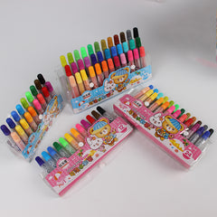 24/12 Pieces Color Washable Non-Toxic Ink Mini Felt-tip Fiber Watercolor Pen Suitable for Students and Children's Art