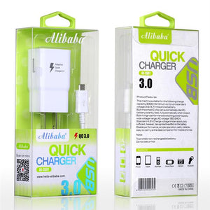 Alibaba Ali-3591 QC3.0 100cm USB Cable Fast Charger High Quality IOS-Micro-Type-C