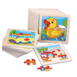 FL-006 Wooden Puzzle Jigsaw for Children Baby Educational Toy puzzles for kid best gifts