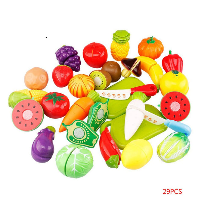 Simulation Fruit Vegetable Model Children Creative Fruit Cutting Best Gift toy for kids