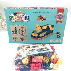 79pcs ABS Plastic Material Creative Educational Building Blocks DIY Modular Park best gift toys for kids