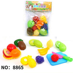 Pretend Play set 10 Pieces Mini Fruits Cutting toys with Accessories best gift for Kids