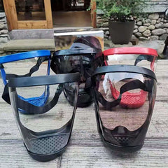 Reusable Full Face Shields Super Protective High-Definition Anti-Fog Durable Spray Splash Proof Face Cover