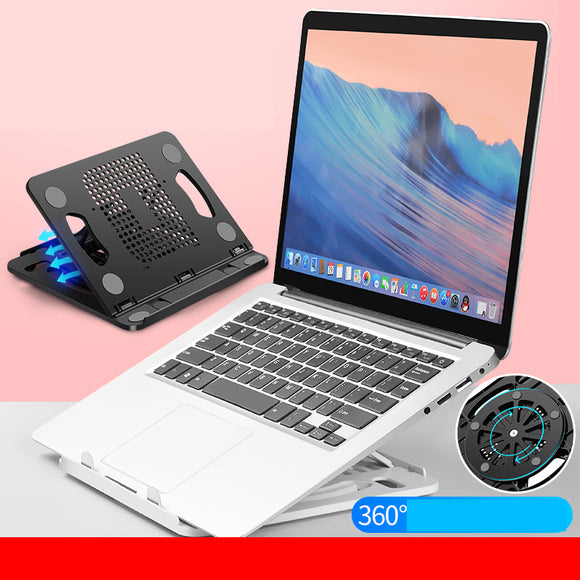 Height Adjustment Laptop Stand For Macbook Pro Notebook Support 360 Degree Rotating Bottom Computer Stand