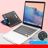 Height Adjustment Laptop Stand For Macbook Pro Notebook Support 360 Degree Rotating Bottom Computer Stand
