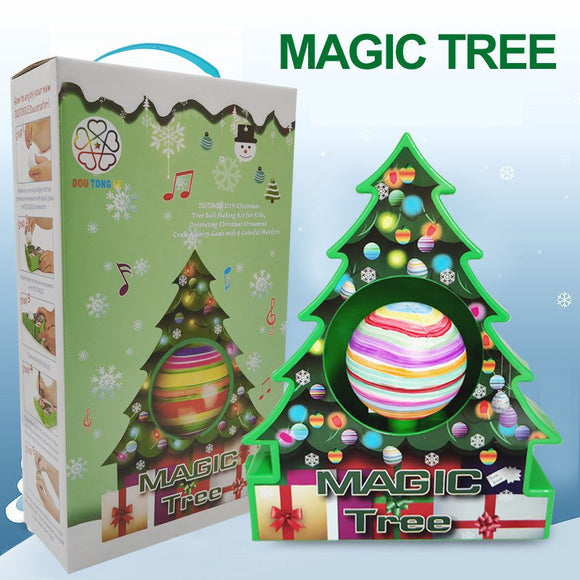 DIY Magic Christmas Tree Craft Activity Game Creative Toys Decorate Christmas ornaments for kids best gift