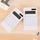 12 Digit Desktop Calculator Large Display Solar & Battery Dual Power Basic Calculator Standard Function