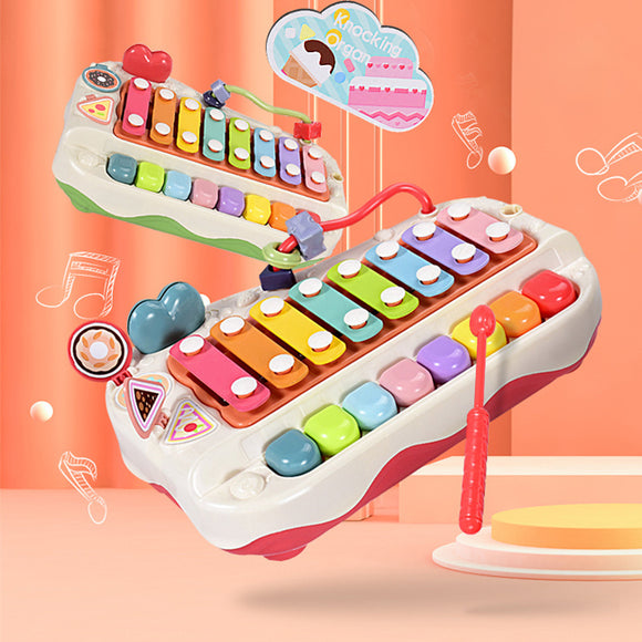 2 in 1 Baby Educational Knocking Organ Toy Musical Instrument Set Fun Baby toy best gift