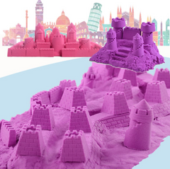 1Kg Dynamic Sand Play Toys Magic Clay Molding Colored Soft Slime Space Sand Supplies Play Sand