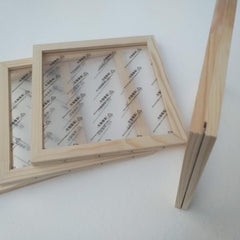 DIY Solid Plain Wood Hand Acrylic Painting Canvas Photo Inner Wood Frame