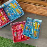 Multipurpose Pencil Case Zipper Stylish Set Pencil Pouch Bag Case for School Supplies for Kids