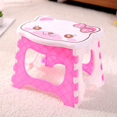Plastic Folding Stools Thicken Step Portable Child Stools Outdoor Fishing Sitting Sports Home Convenient for Kids