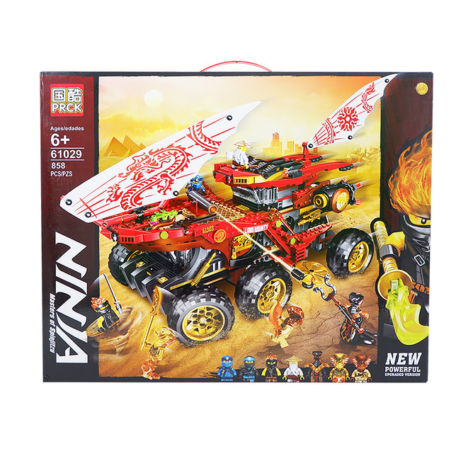 Ninja Kais Katana Building Blocks Complete Set with 7 Mini Figures