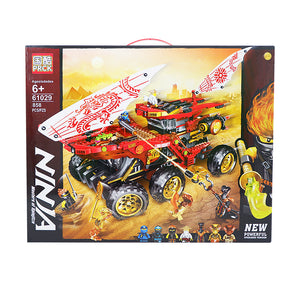 Ninja Kais Katana Building Blocks Complete Set with 7 Mini Figures
